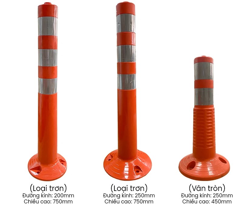 Cọc tiêu giao thông hình trụ